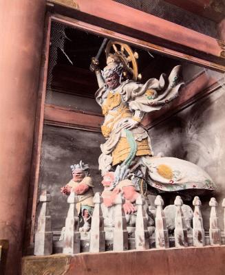 Statue in Gate, Shiba Temple