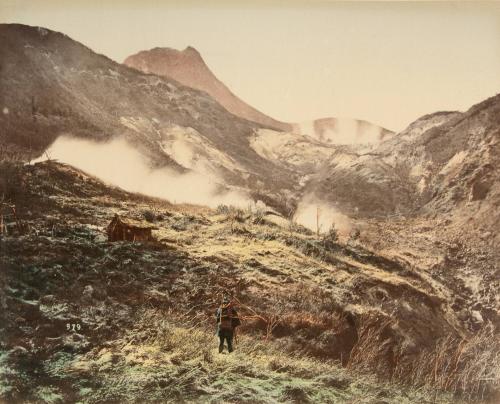 View of Ojigoku or Great Boiling Springs, Hakone