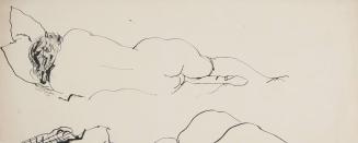 [Study of the back of a reclining nude]