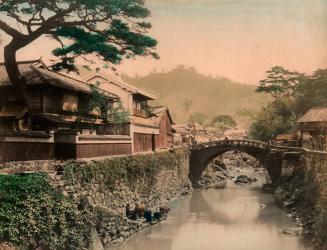 Canal, women washing clothes