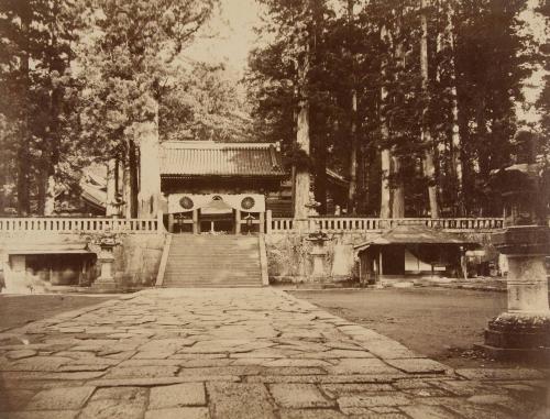 Temple and Cryptomeria