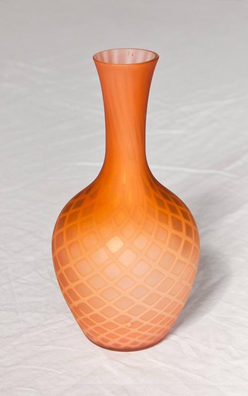 [Amber vase]