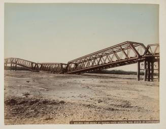 1. Railway Iron Bridge at Nagara River Aichiken, was broken by earthquake