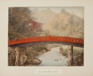 754. View of Sacred Bridge at Nikko