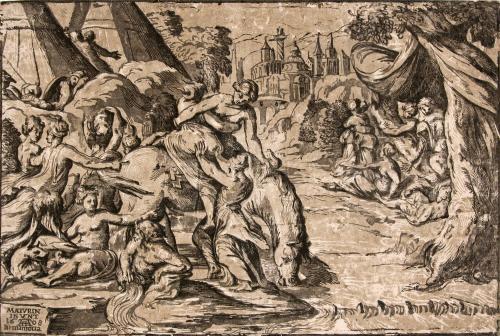 Cloelia Fleeing from the Camp of Porsena