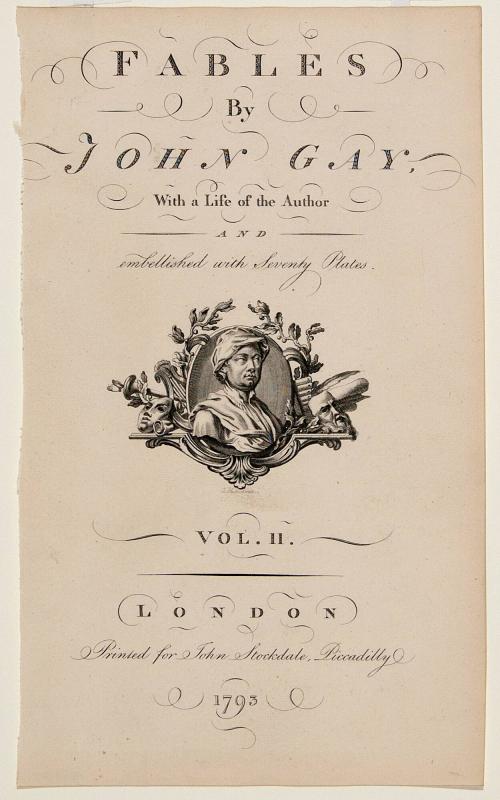 Gay's Fables: Frontispiece Vol. II