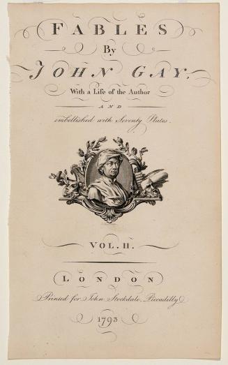 Gay's Fables: Frontispiece Vol. II