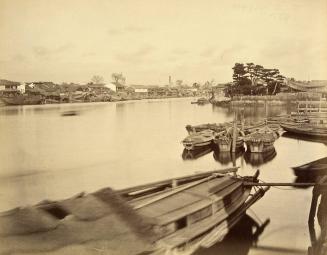 Small boats on a river