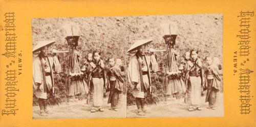 Broom Seller; children carrying children