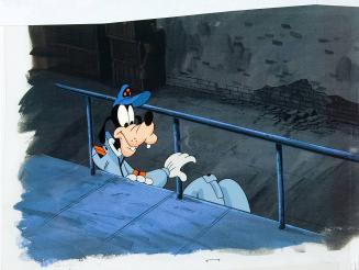 L6. Goofy in blue uniform sitting, missing entire body except hands (30)