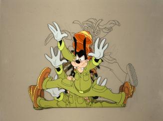 L17. Goofy in safari attire in a split position (8)