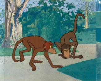 L25. Monkeys, full figured, eyes opened (2) From “The Jungle Book”