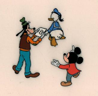 [Multiple set-up of Goofy and Mickey]