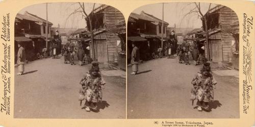 A Street Scene, Yokohama, Japan