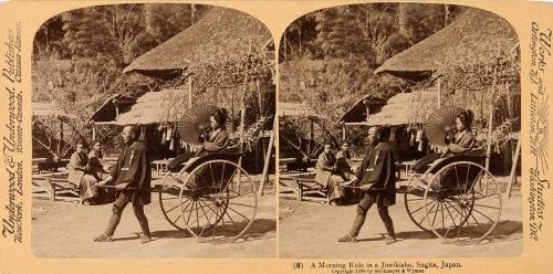 8. A morning ride in a jinriksha, Sugita, Japan