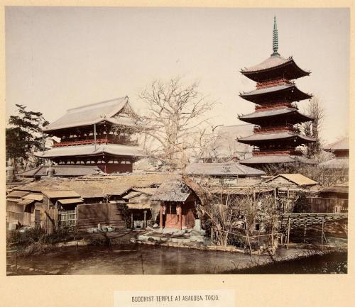 Buddhist Temple at Asakusa Tokio