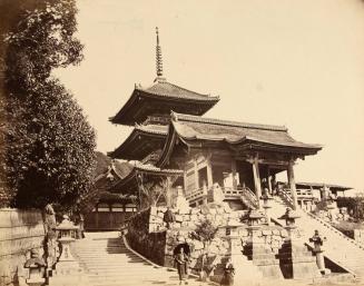 Temple with Three Story Pagoda