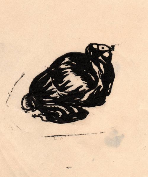 [Kneeling monk]