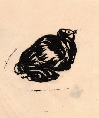 [Kneeling monk]