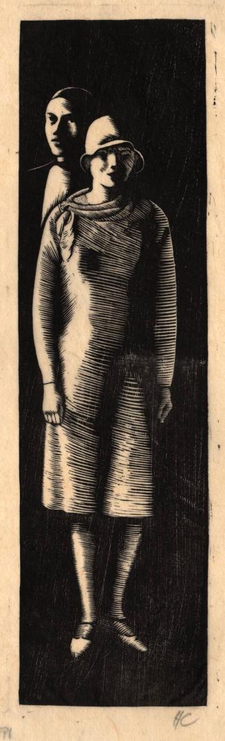 [Man and woman standing]
