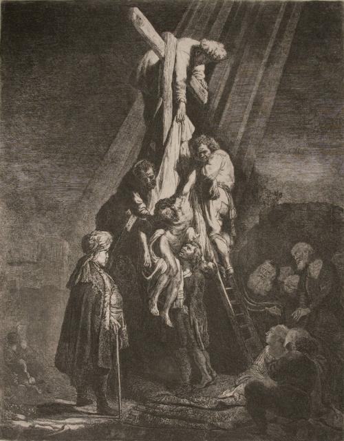 The Descent from the Cross: Second Plate