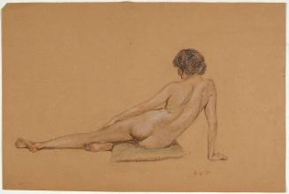 Study, reclining nude