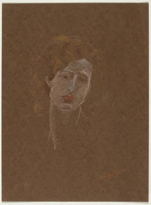 [Study, woman’s head (brown)]