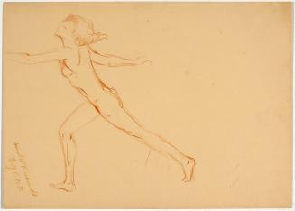 [Study, “running” nude]