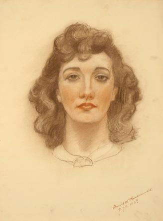 [Study, Portrait of woman (NYC 1930)]
