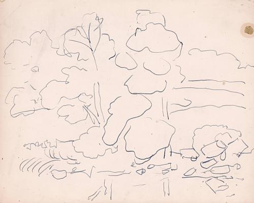 Sketch of landscape