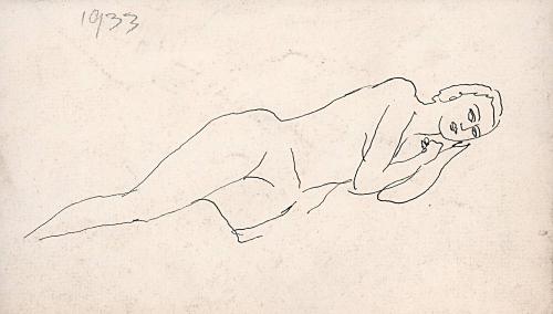 Reclining woman