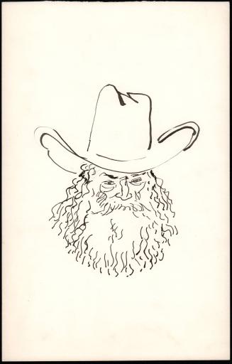 Bearded man with hat