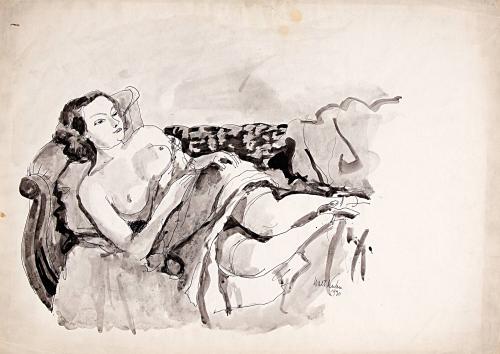 Reclining woman