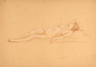 [Study, reclining nude]