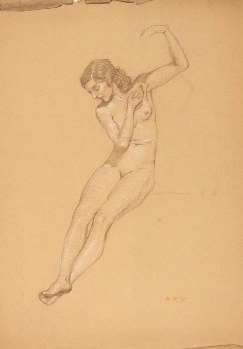 Study, seated nude