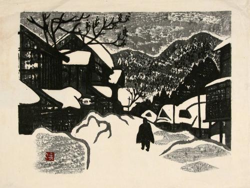 [Winter village/landscape scene]