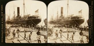 10. Unloading Steamer in Manchuria