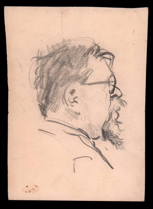 untitled,  profile of Trotsky [Ellis 19(1)]