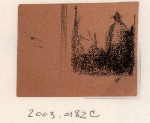 untitled, silhoutte of figure [Ellis 40(7)]