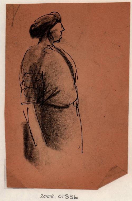 untitled, woman in profile [Ellis 41(3)]