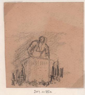 untitled, figure at podium [Ellis 43(4)]