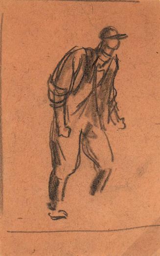 untitled,  man wearing baseball hat [Ellis 47(4)]