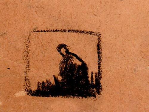 untitled, nondescript figure thumbnail sketch [Ellis 52(7)]