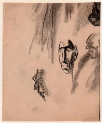 untitled, two gestural portraits, one in profile [Ellis 53(1)]