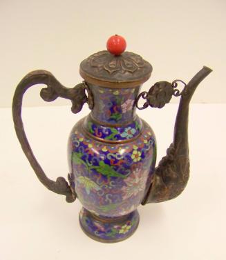 [Cloisonne ewer]