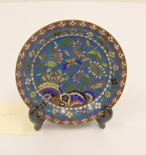 [Cloisonne dish]