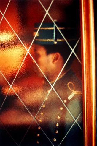 Doorman, Chez Bocuse, Lyon, France