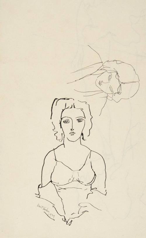 [two female head and torso studies]