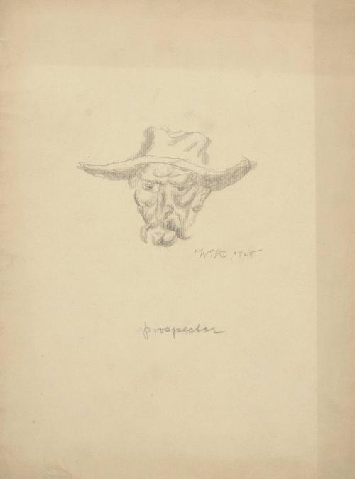 [head of a prospector]