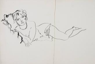 [reclining woman]